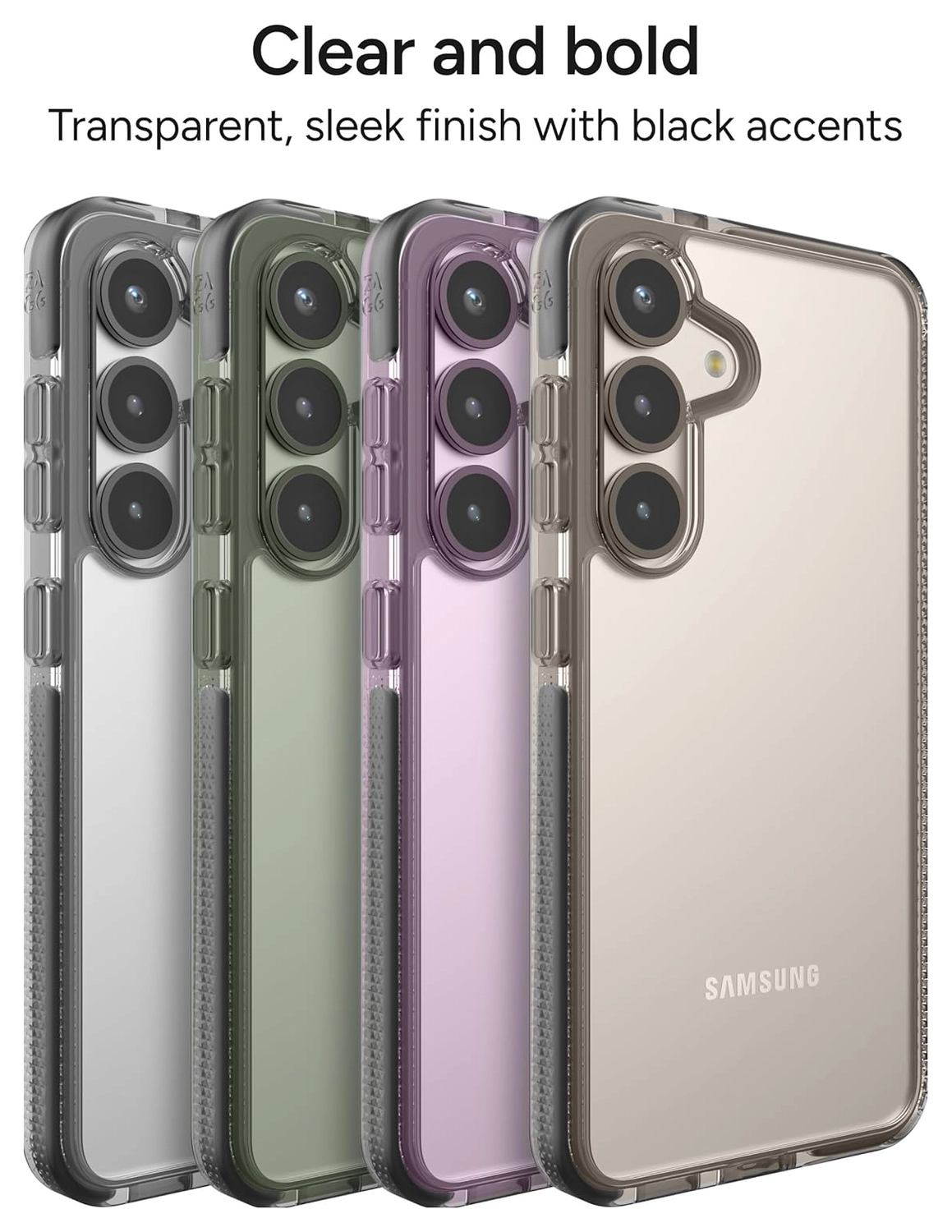 ZAGG Santa Cruz Samsung Galaxy S25 Edge Hoesje Back Cover Zwart afbeelding 7