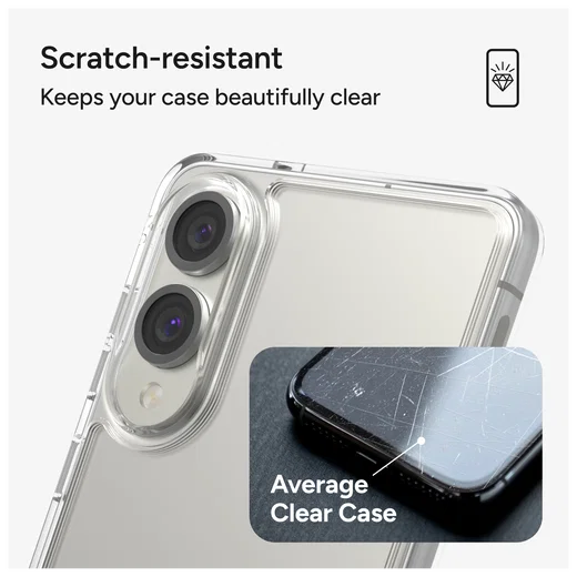 ZAGG Crystal Palace Lite Samsung Galaxy S25 Edge Hoesje Back Cover Transparant afbeelding 4