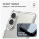 ZAGG Crystal Palace Lite Samsung Galaxy S25 Edge Hoesje Back Cover Transparant afbeelding 4