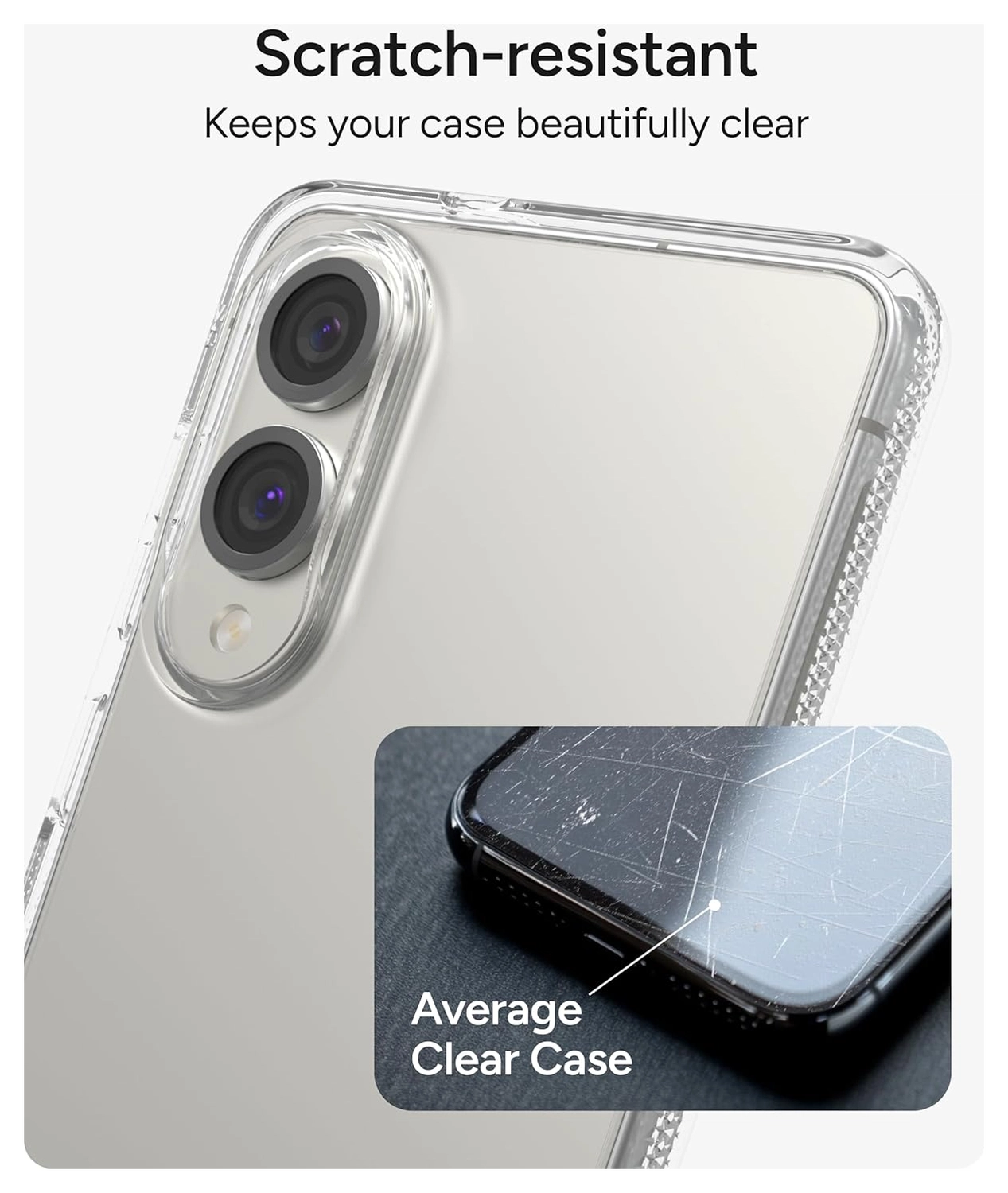 ZAGG Crystal Palace Samsung Galaxy S25 Edge Hoesje 4M DropProof Transparant afbeelding 5