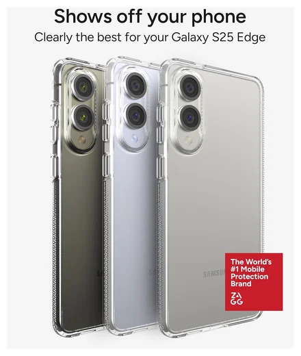 ZAGG Crystal Palace Samsung Galaxy S25 Edge Hoesje 4M DropProof Transparant afbeelding 6