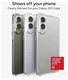 ZAGG Crystal Palace Samsung Galaxy S25 Edge Hoesje 4M DropProof Transparant afbeelding 6
