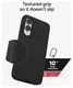 ZAGG Luxe Samsung Galaxy S25 Edge Hoesje Back Cover 3M Valbescherming Zwart afbeelding 3