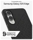 ZAGG Luxe Samsung Galaxy S25 Edge Hoesje Back Cover 3M Valbescherming Zwart afbeelding 4
