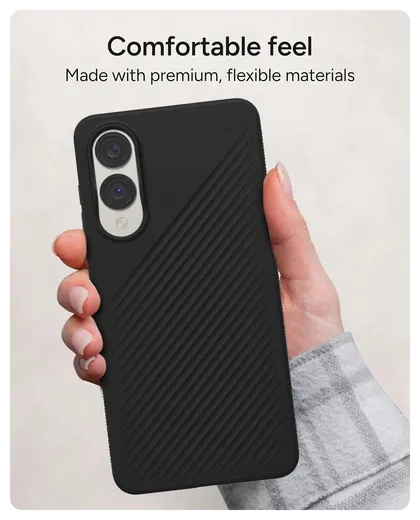 ZAGG Luxe Samsung Galaxy S25 Edge Hoesje Back Cover 3M Valbescherming Zwart afbeelding 6