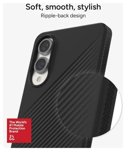 ZAGG Luxe Samsung Galaxy S25 Edge Hoesje Back Cover 3M Valbescherming Zwart afbeelding 7