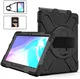 Samsung Galaxy Tab Active5 Pro Hoes Back Cover met Kickstand en Handriem Zwart afbeelding 7
