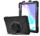 Samsung Galaxy Tab Active5 Pro Hoes Back Cover met Kickstand en Handriem Zwart afbeelding 1