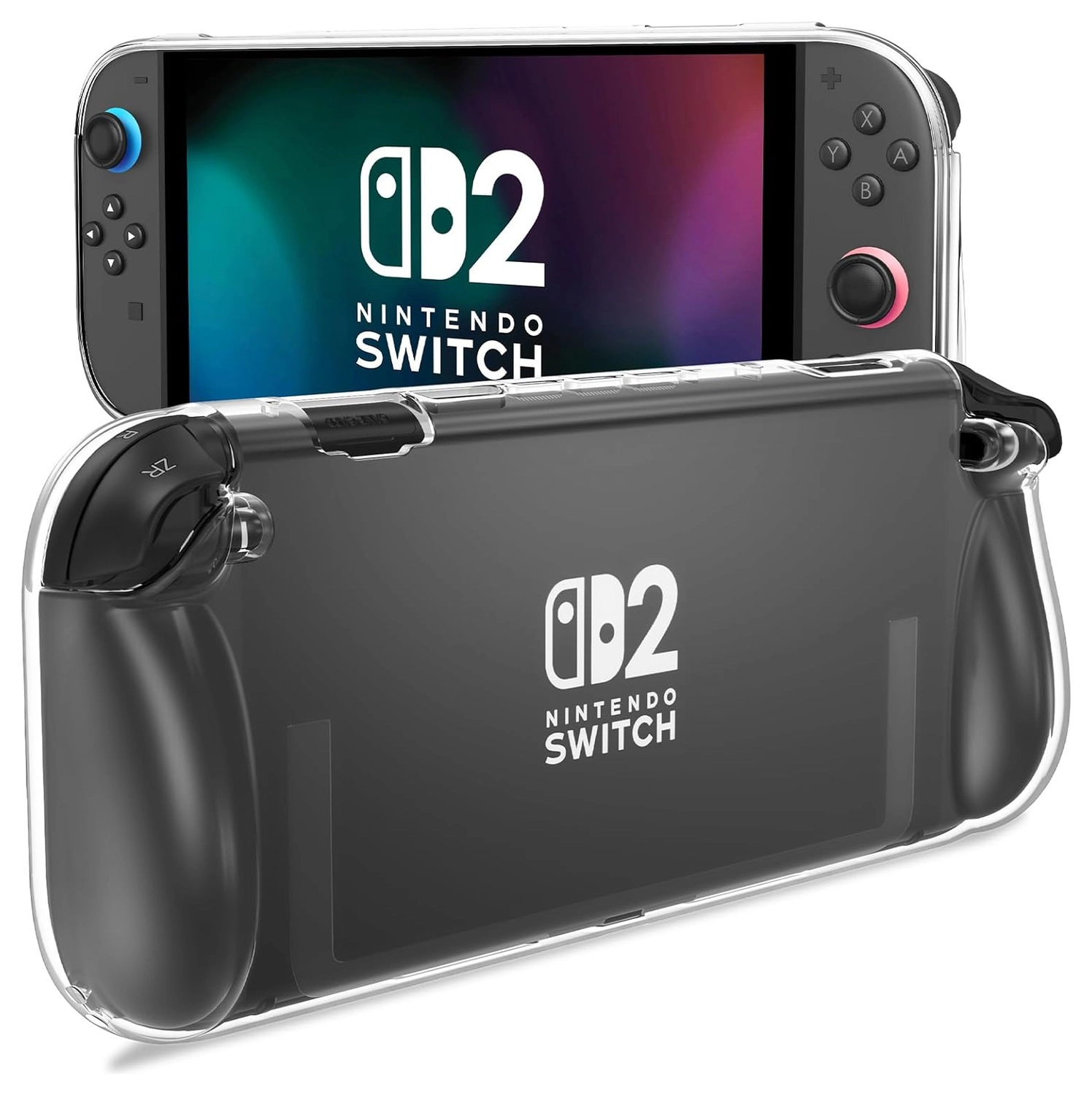 Nintendo Switch 2 Hoesje TPU Back Cover Case Transparant afbeelding 1