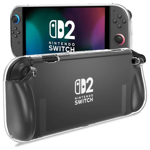 Nintendo Switch 2 Hoesje TPU Back Cover Case Transparant afbeelding 1