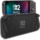Nintendo Switch 2 Hoesje TPU Back Cover Case Transparant Zwart