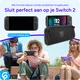 Nintendo Switch 2 Hoesje TPU Back Cover Case Transparant Zwart afbeelding 3