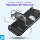 Nintendo Switch 2 Hoesje TPU Back Cover Case Transparant Zwart afbeelding 4