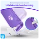 Nintendo Switch 2 Hoesje TPU Back Cover Case Transparant Paars afbeelding 2