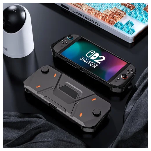 Nintendo Switch 2 Hoesje Beschermhoes Full Protect Case Zwart afbeelding 6