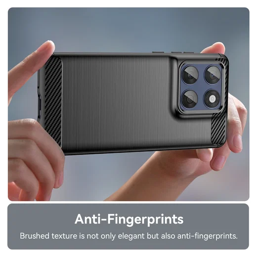 Motorola Edge 60 Fusion Hoesje Geborsteld TPU Flexibele Back Cover Zwart afbeelding 6