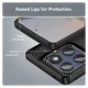 Motorola Edge 60 Fusion Hoesje Geborsteld TPU Flexibele Back Cover Zwart afbeelding 7