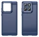 Motorola Edge 60 Fusion Hoesje Geborsteld TPU Flexibele Back Cover Blauw afbeelding 2