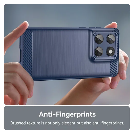 Motorola Edge 60 Fusion Hoesje Geborsteld TPU Flexibele Back Cover Blauw afbeelding 6