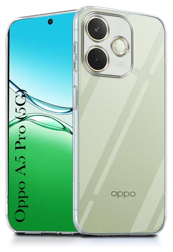 Oppo A5 Pro Hoesje Dun TPU Back Cover Transparant afbeelding 1