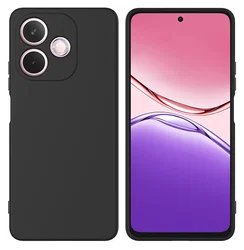 Oppo A5 Pro Hoesje Dun TPU Back Cover Matte Zwart afbeelding
