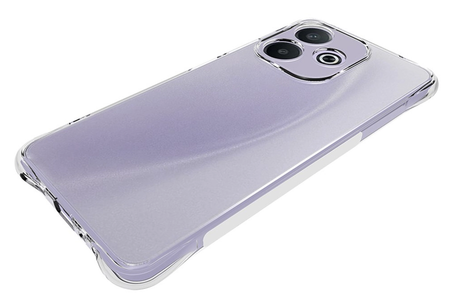 Oppo A5 Pro Hoesje Schokbestendig en Dun TPU Back Cover Transparant afbeelding 4