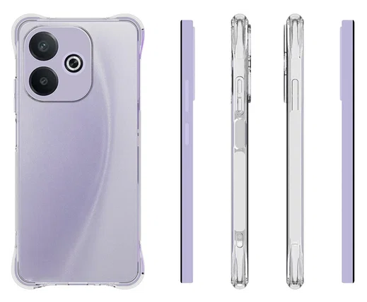 Oppo A5 Pro Hoesje Schokbestendig en Dun TPU Back Cover Transparant afbeelding 6