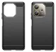 Oppo A5 Pro Hoesje Geborsteld TPU Flexibele Back Cover Zwart afbeelding 2