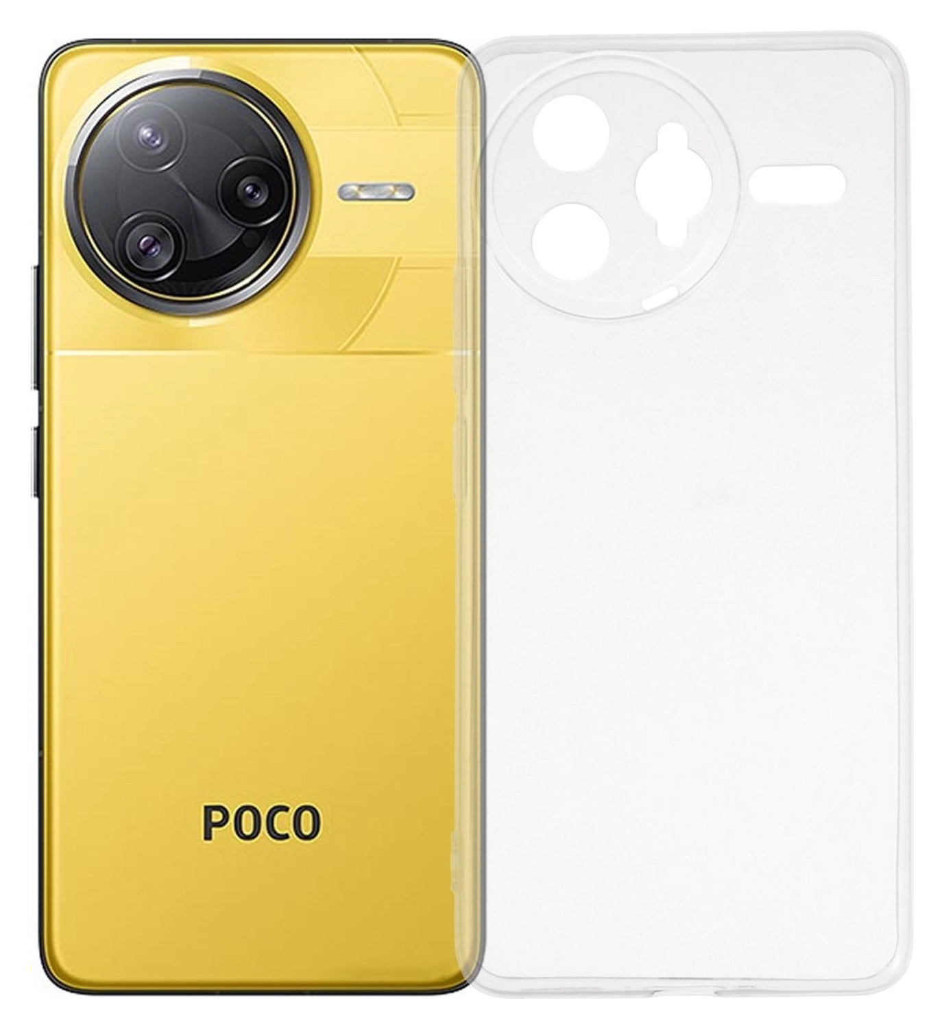 Xiaomi Poco F7 Ultra Hoesje Dun TPU Back Cover Transparant afbeelding 1