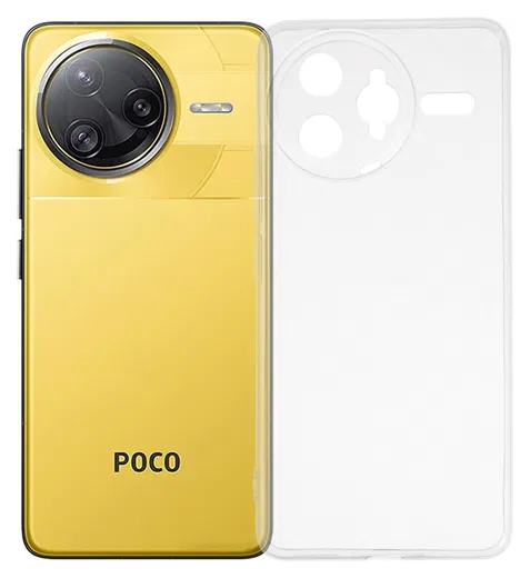 Xiaomi Poco F7 Ultra Hoesje Dun TPU Back Cover Transparant afbeelding 1