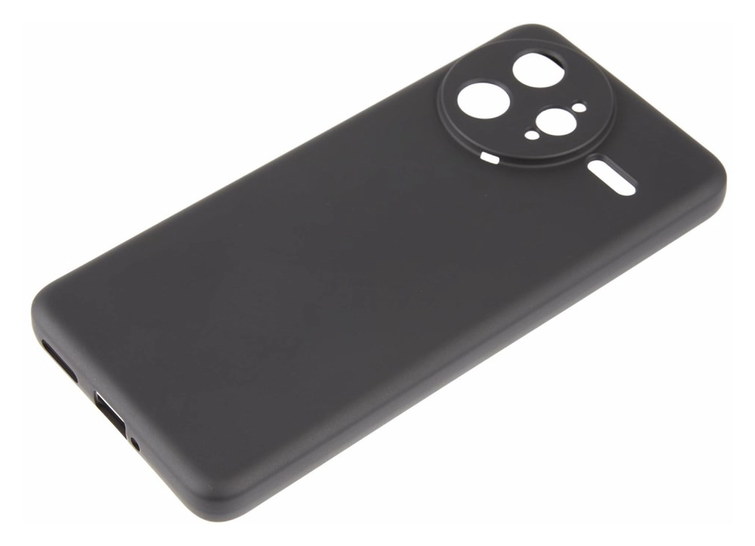 Xiaomi Poco F7 Ultra Hoesje Dun TPU Back Cover Matte Zwart afbeelding 3