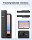 Xiaomi Poco F7 Ultra Hoesje Dun TPU Back Cover Matte Zwart afbeelding 6
