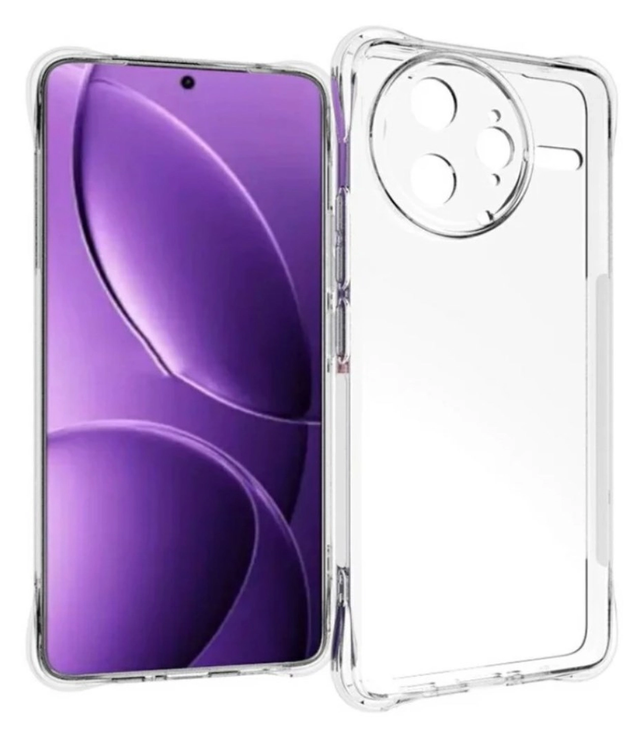 Xiaomi Poco F7 Ultra Hoesje Schokbestendig en Dun TPU Back Cover Transparant afbeelding 1