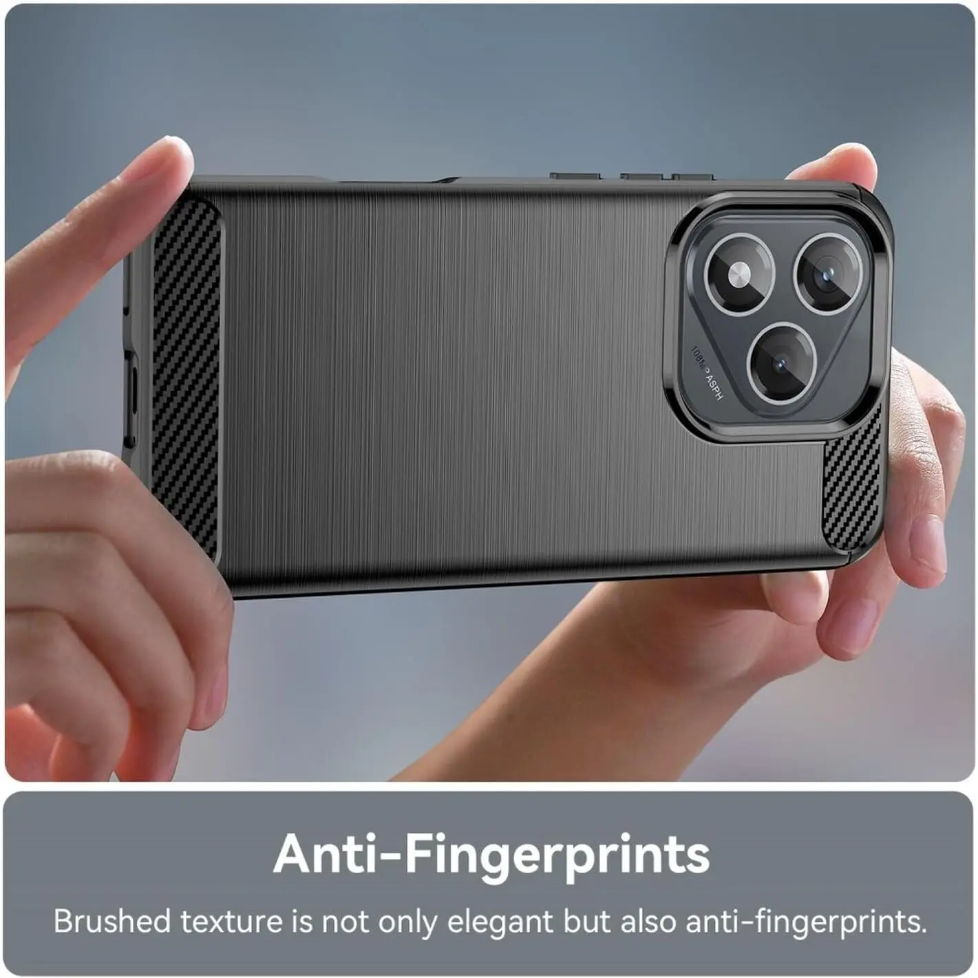 Honor 400 Lite Hoesje Geborsteld TPU Flexibele Back Cover Zwart afbeelding 7