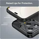 Honor 400 Lite Hoesje Geborsteld TPU Flexibele Back Cover Zwart afbeelding 9