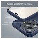 Honor 400 Lite Hoesje Geborsteld TPU Flexibele Back Cover Blauw afbeelding 7