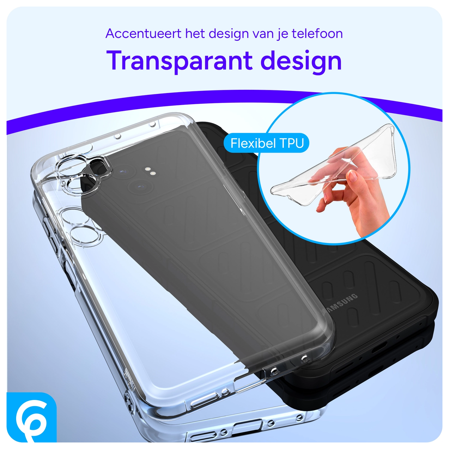 Samsung Galaxy Xcover 7 Pro Hoesje Dun TPU Back Cover Transparant afbeelding 4