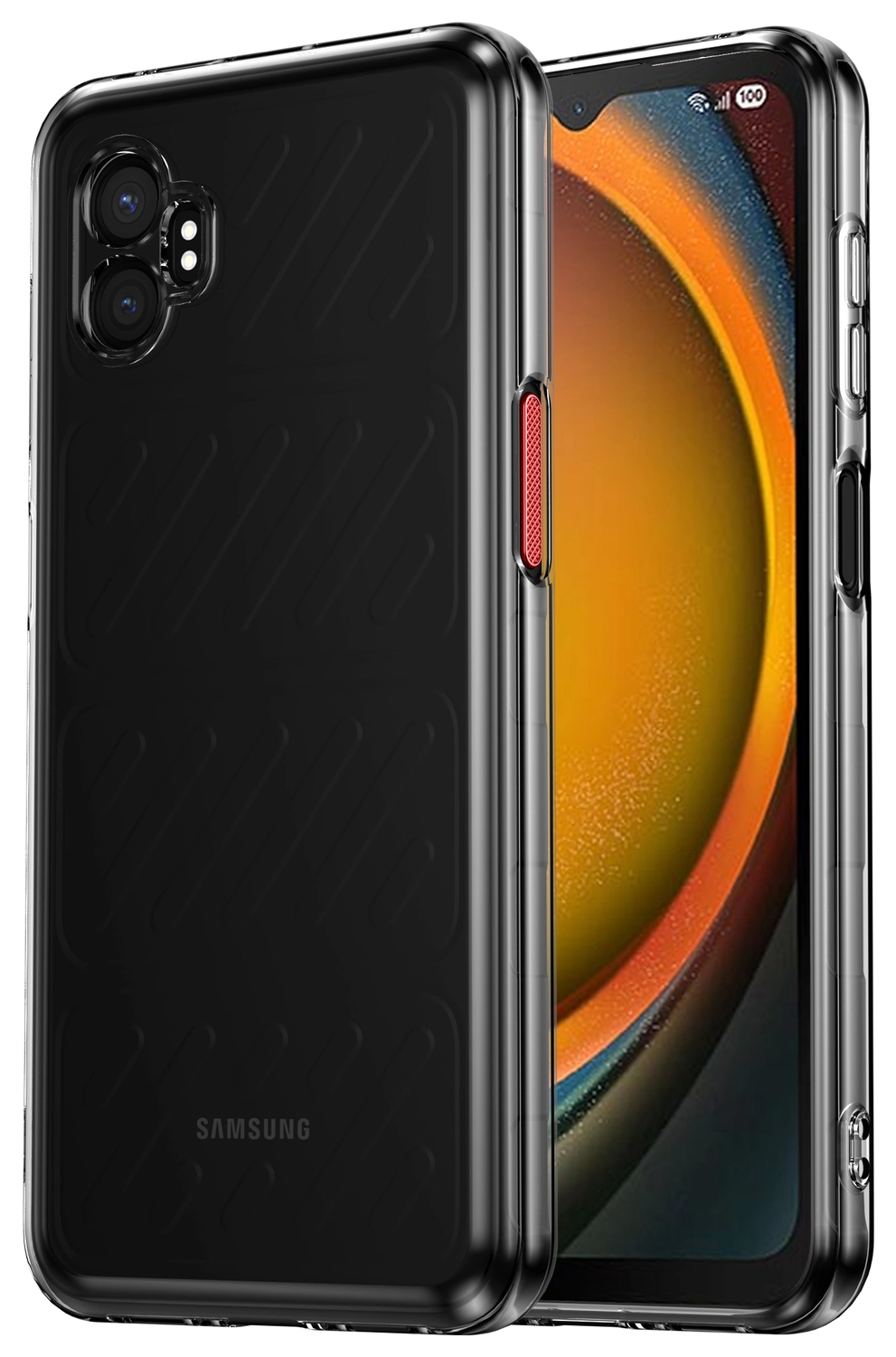 Samsung Galaxy Xcover 7 Pro Hoesje Dun TPU Back Cover Transparant afbeelding 1