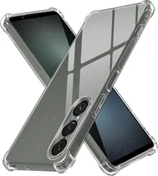 Sony Xperia 1 VII Hoesje Schokbestendig en Dun TPU Back Cover Transparant afbeelding
