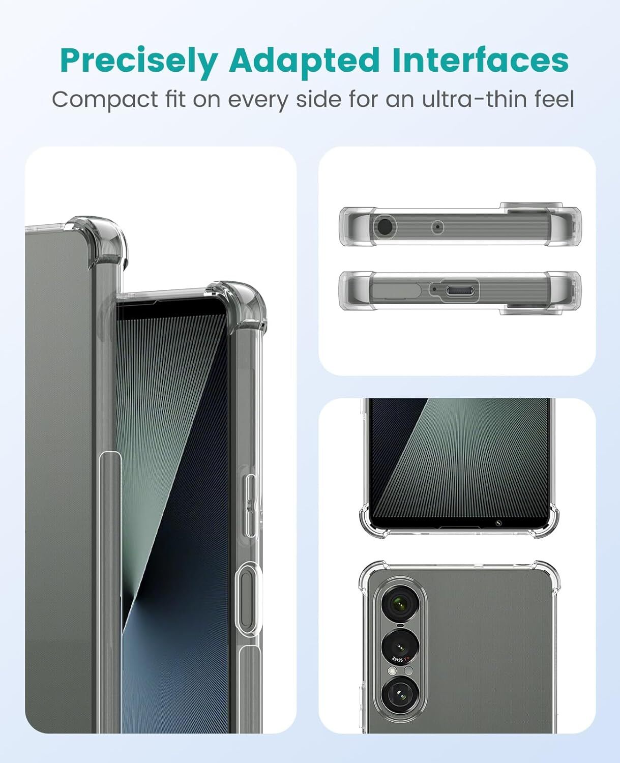 Sony Xperia 1 VII Hoesje Schokbestendig en Dun TPU Back Cover Transparant afbeelding 6
