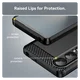 Sony Xperia 1 VII Hoesje Geborsteld TPU Flexibele Back Cover Zwart afbeelding 7