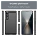Sony Xperia 1 VII Hoesje Geborsteld TPU Flexibele Back Cover Zwart afbeelding 8