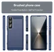 Sony Xperia 1 VII Hoesje Geborsteld TPU Flexibele Back Cover Blauw afbeelding 8