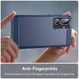 Samsung Galaxy M56 Hoesje Geborsteld TPU Flexibele Back Cover Blauw afbeelding 6