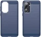 Samsung Galaxy M56 Hoesje Geborsteld TPU Flexibele Back Cover Blauw afbeelding 5