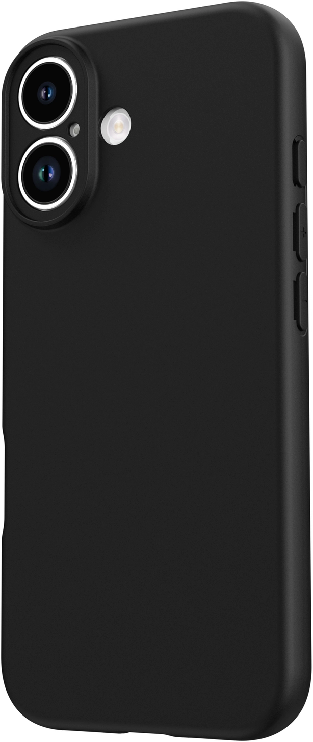 Apple iPhone 17 Hoesje Dun TPU Back Cover Matte Zwart afbeelding 2