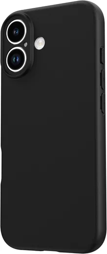 Apple iPhone 17 Hoesje Dun TPU Back Cover Matte Zwart afbeelding 2
