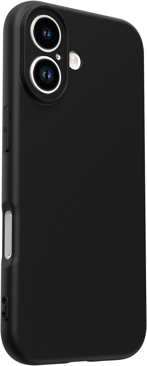 Apple iPhone 17 Hoesje Dun TPU Back Cover Matte Zwart afbeelding 13