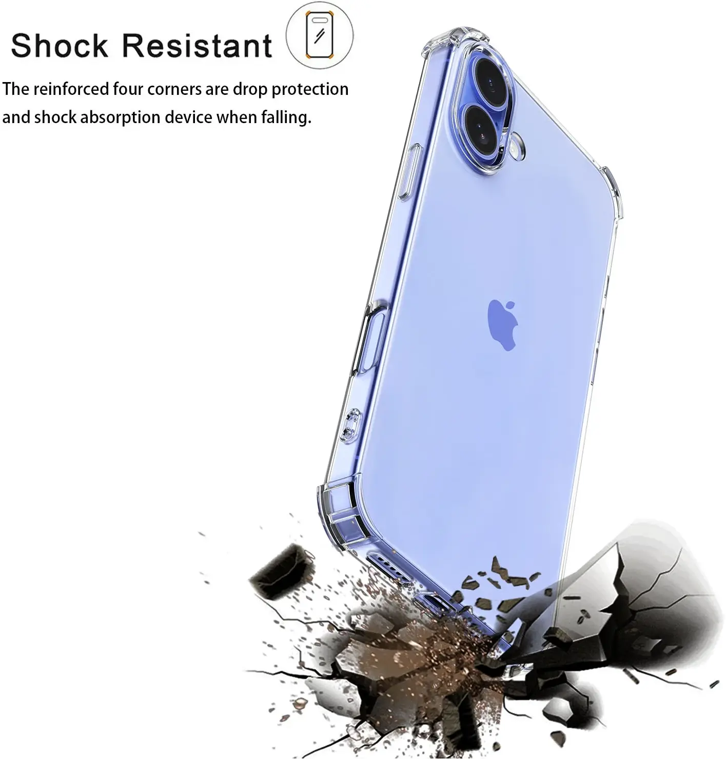 Apple iPhone 17 Hoesje Schokbestendig en Dun TPU Back Cover Transparant afbeelding 9