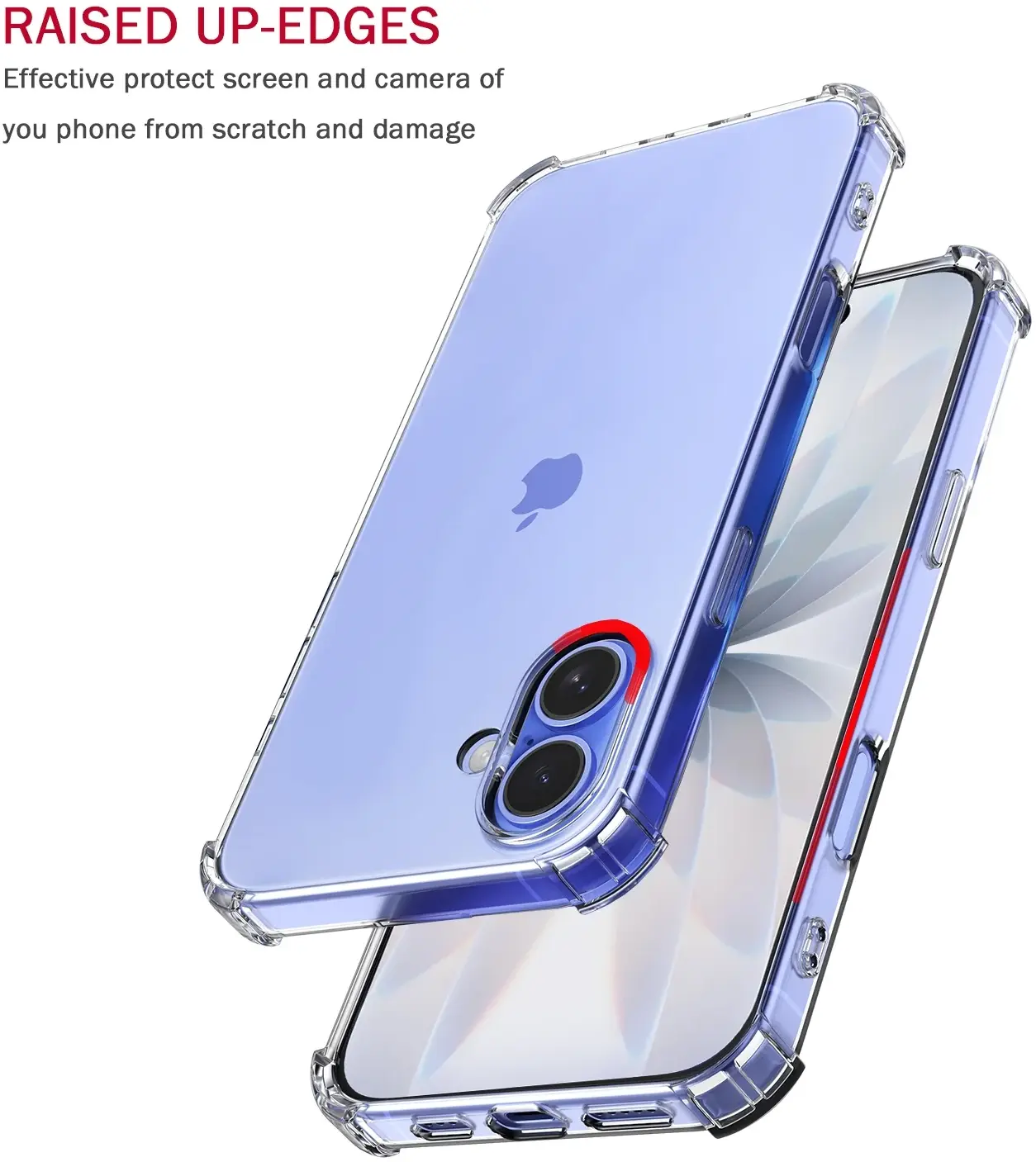 Apple iPhone 17 Hoesje Schokbestendig en Dun TPU Back Cover Transparant afbeelding 2